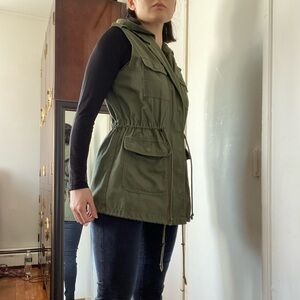 Sleeveless Utility Jacket